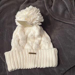 Michael Kors cream colored hat